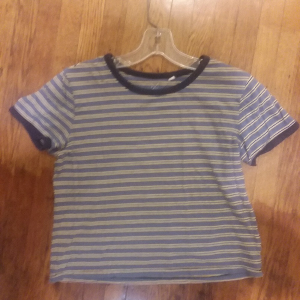 Pacsun Basic Striped Crop Top